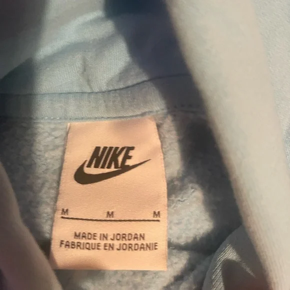 Nike Light Blue Hoodie - Picture 3 of 4